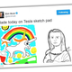 Illustration for article titled Tesla Used An Artists Work Without Permission And Elon Musk Was Unsurprisingly An Ass About It